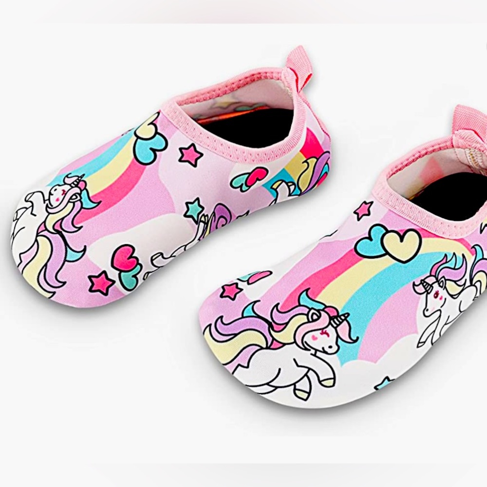 NWT Unicorn Swim Water Shoes T8
